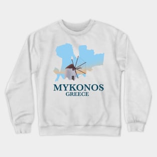 Mykonos Greece Crewneck Sweatshirt